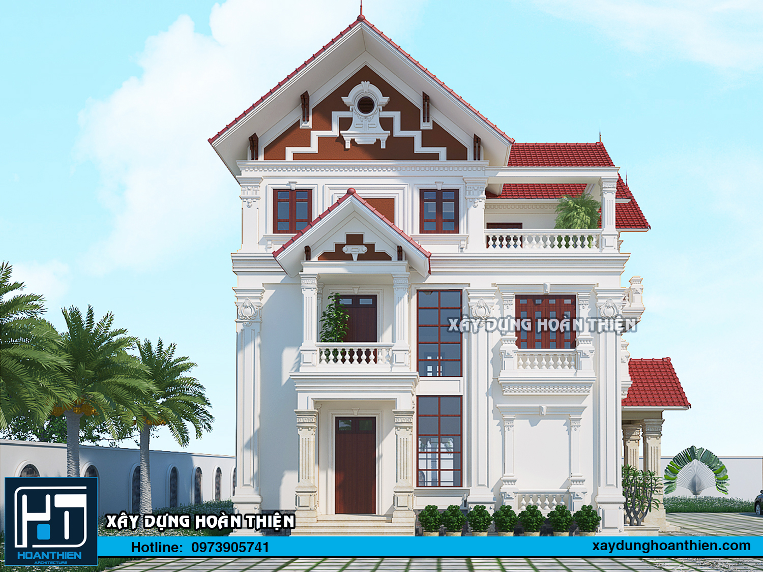 Biệt thự tân cổ điển 3 tầng