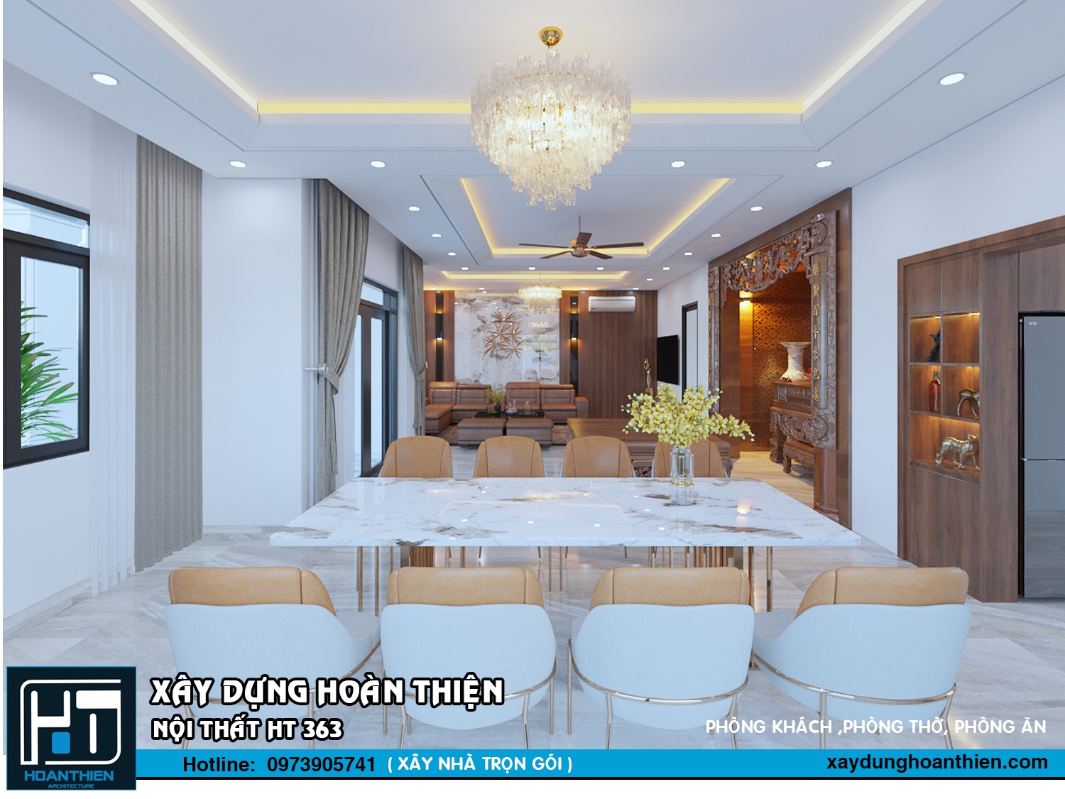Thiết kế biệt thự mái nhật 1 tầng tại Tiên Lãng