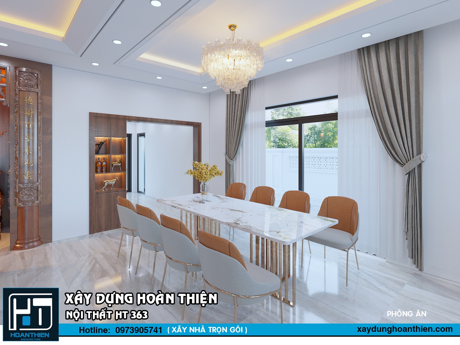Thiết kế biệt thự mái nhật 1 tầng tại Tiên Lãng