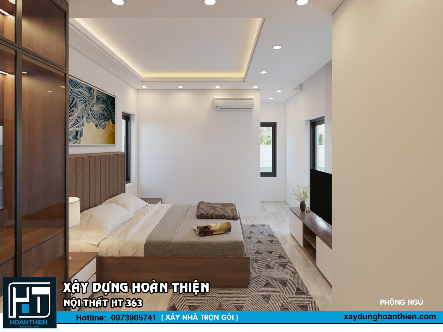 Thiết kế biệt thự mái nhật 1 tầng tại Tiên Lãng