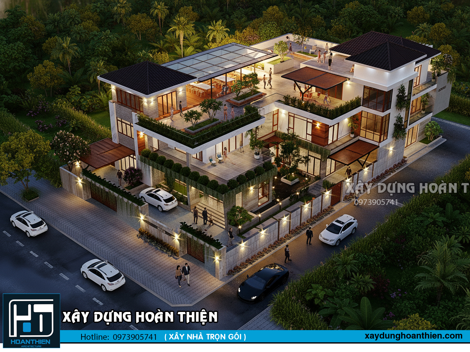 Mẫu thiết kế biệt thự tại Biên Hòa hiện đại, đẳng cấp và gần gũi thiên nhiên Mẫu thiết kế biệt thự tại Biên Hòa hiện đại, đẳng cấp và gần gũi thiên nhiên