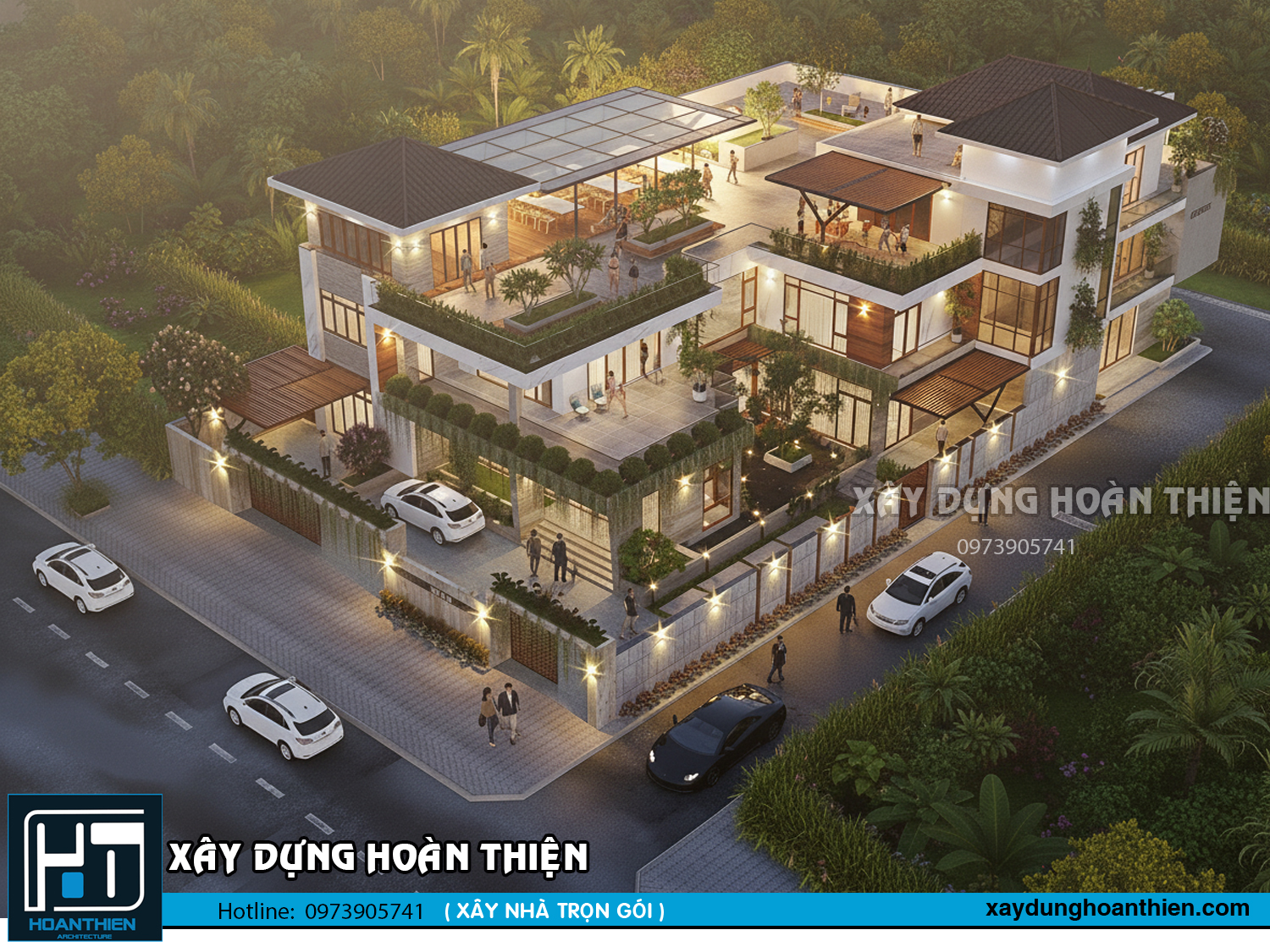 Mẫu thiết kế biệt thự tại Biên Hòa hiện đại, đẳng cấp và gần gũi thiên nhiên Mẫu thiết kế biệt thự tại Biên Hòa hiện đại, đẳng cấp và gần gũi thiên nhiên