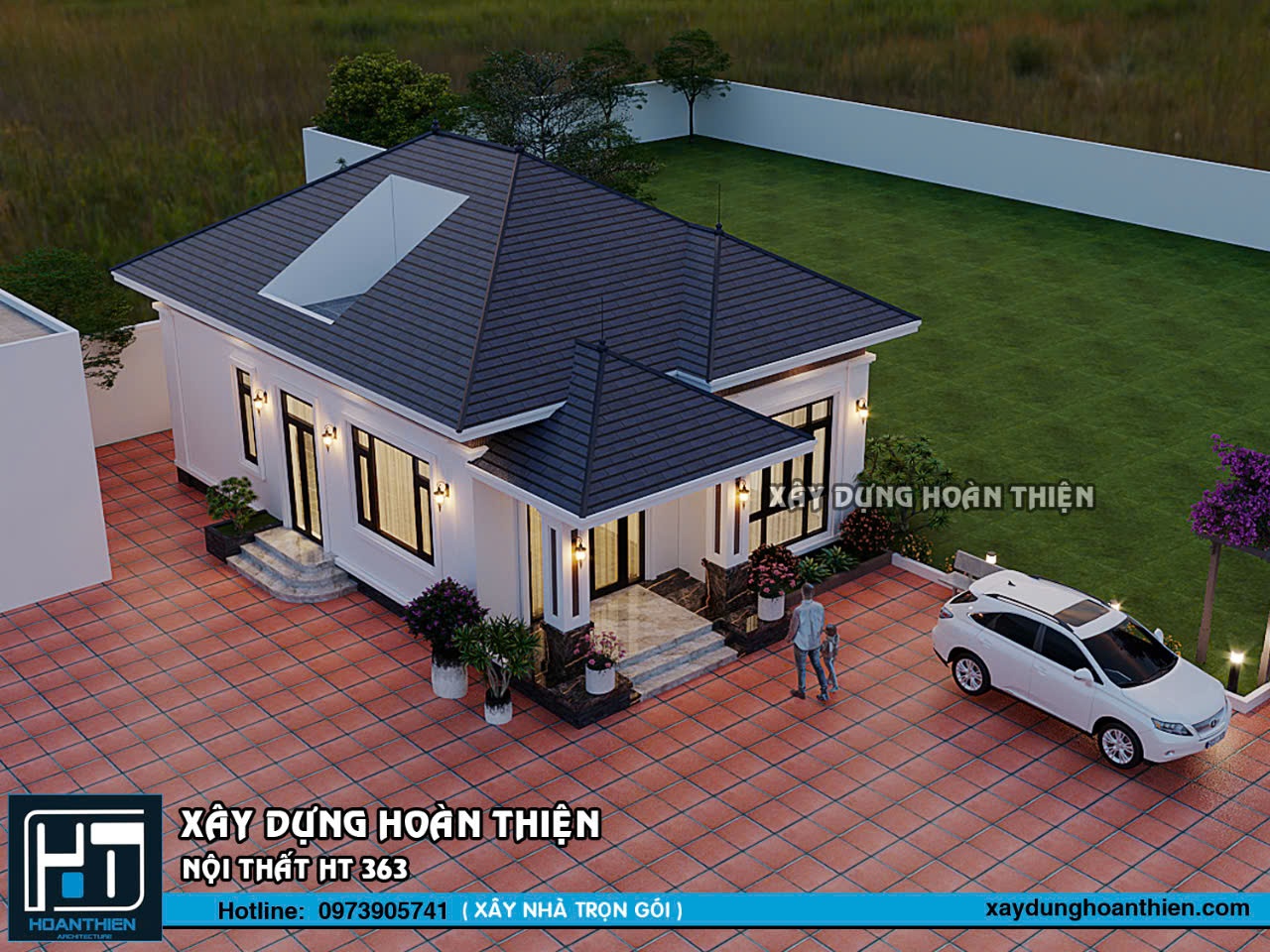 Biệt thự vườn mái nhật 1 tầng tại An Lão, Hải Phòng