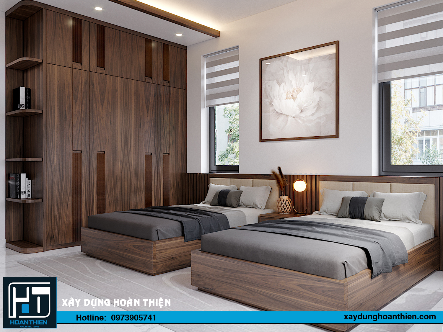biệt thự 2 tầng mái thái
