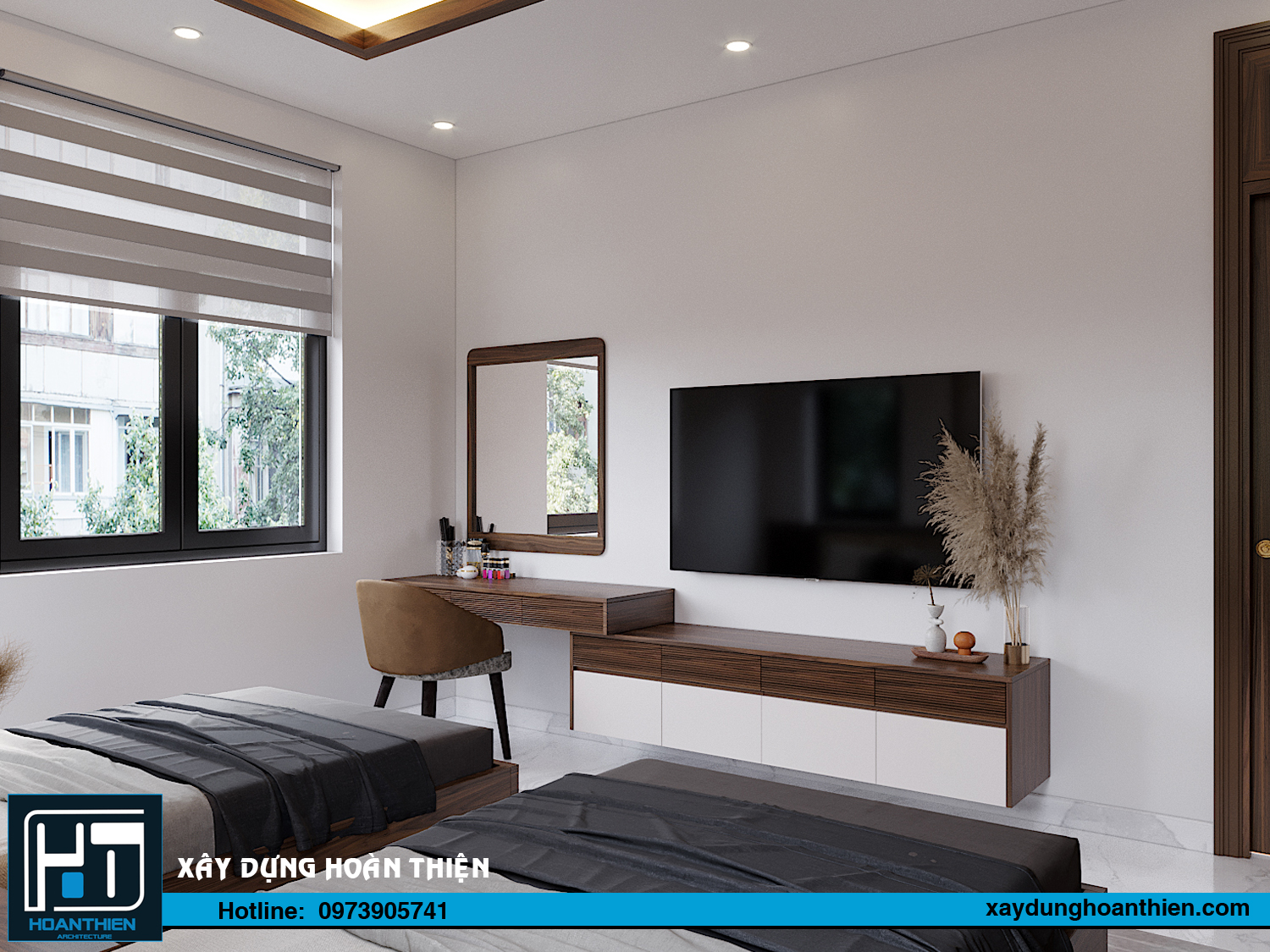 biệt thự 2 tầng mái thái