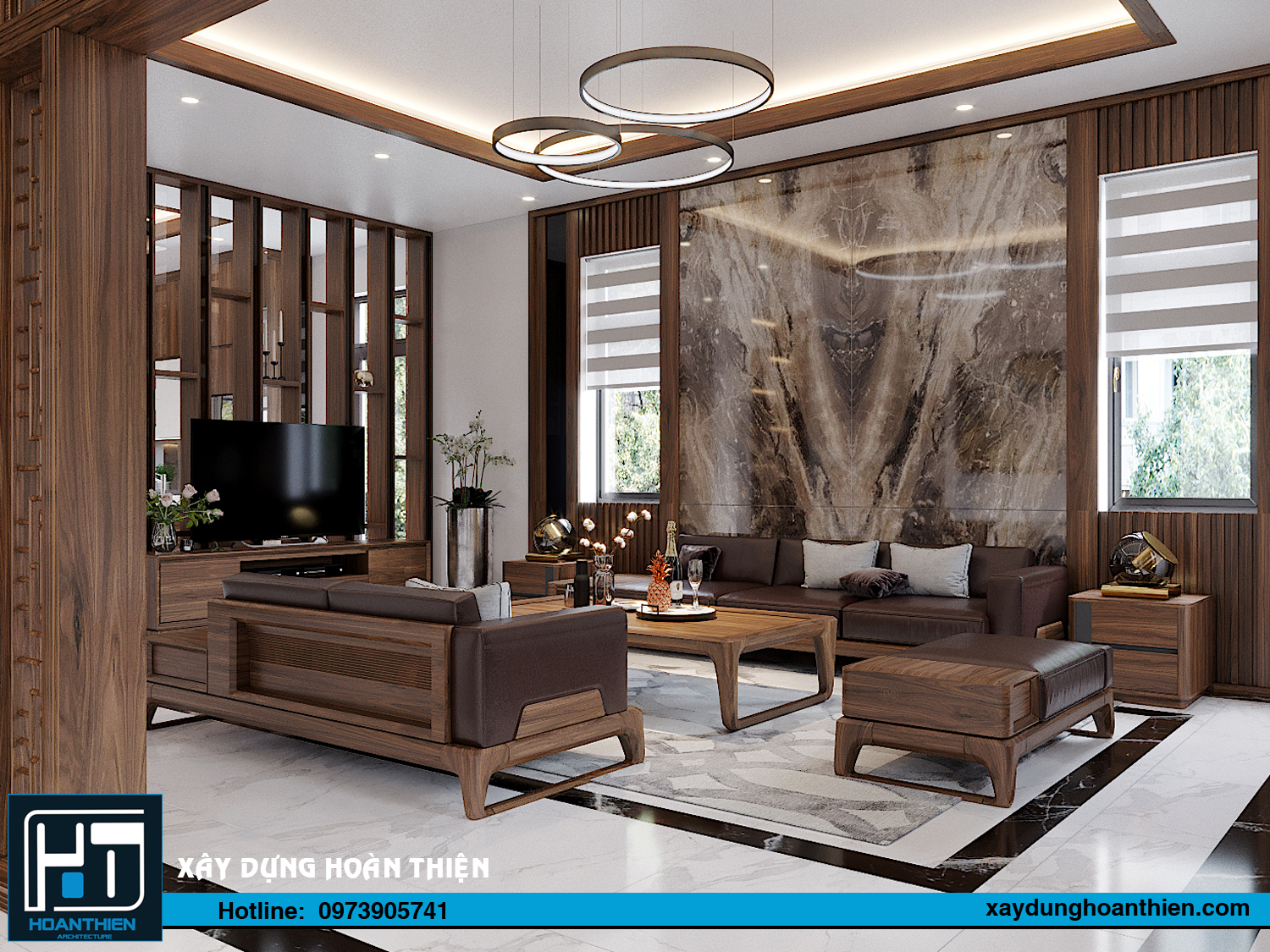 biệt thự 2 tầng mái thái