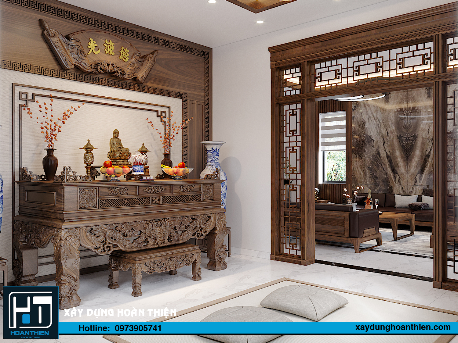 biệt thự 2 tầng mái thái