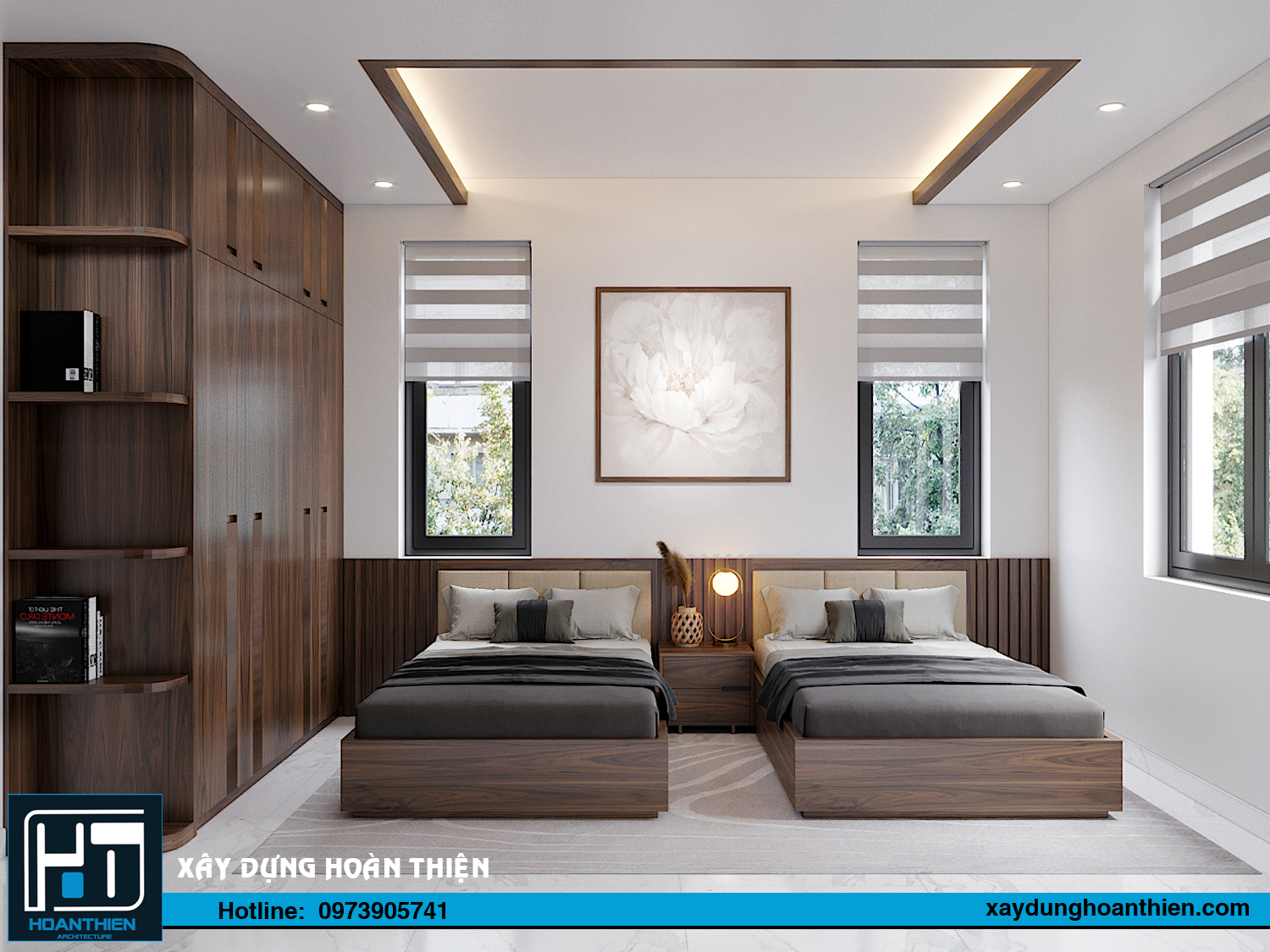 biệt thự 2 tầng mái thái