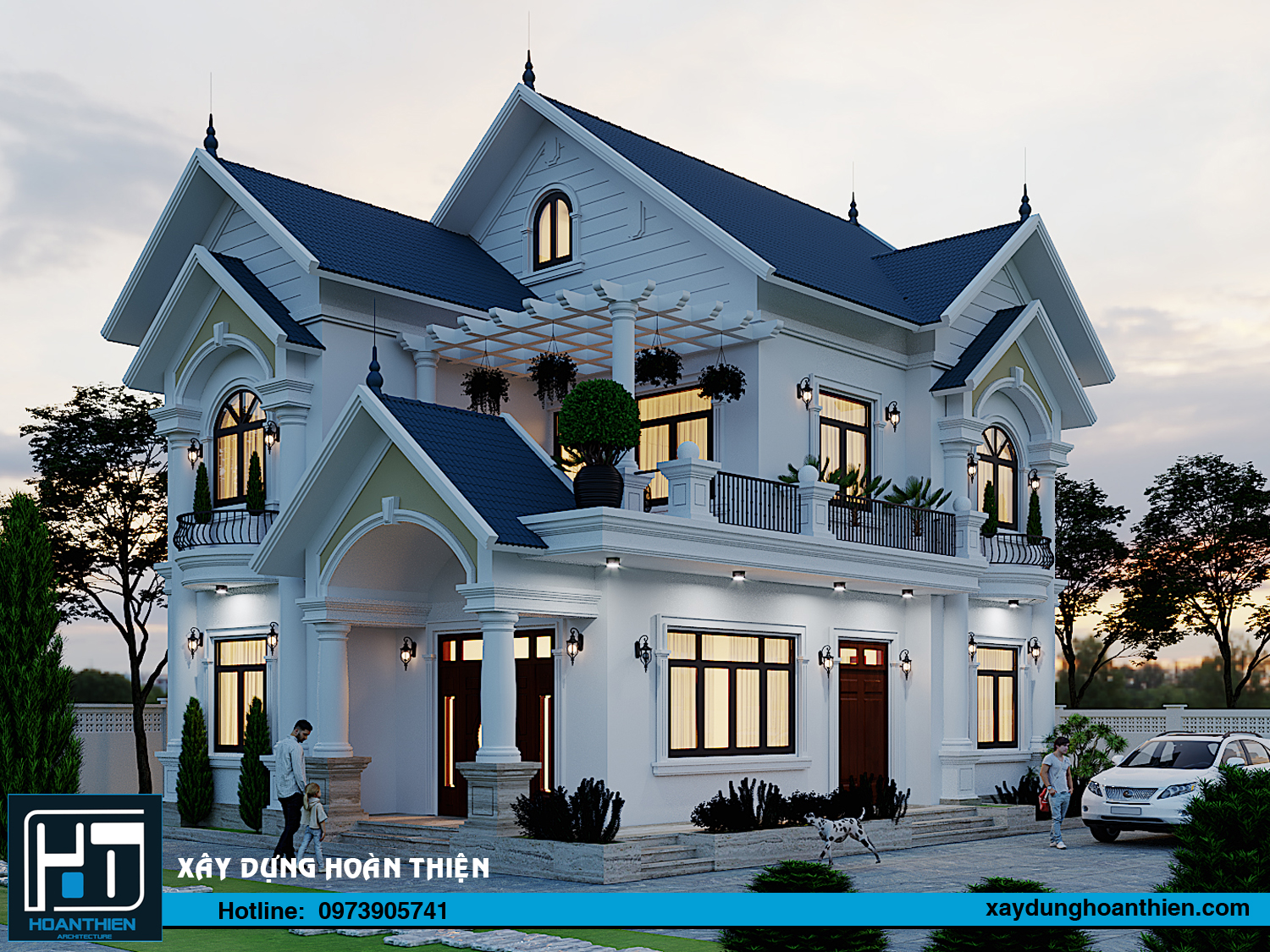 biệt thự 2 tầng