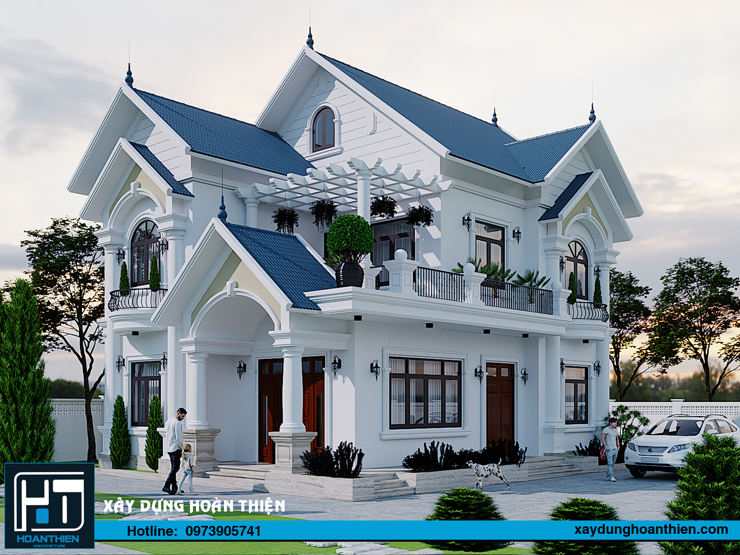 biệt thự 2 tầng