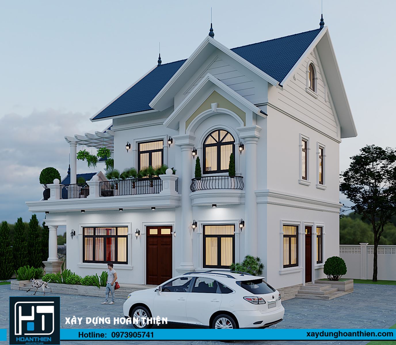 biệt thự 2 tầng