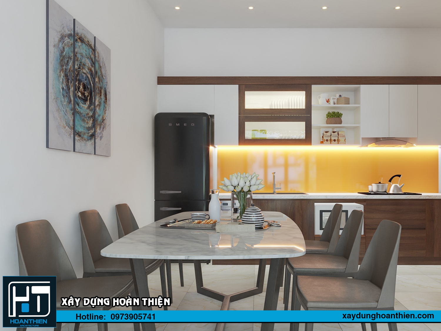 Mẫu thiết kế biệt thự tân cổ điển 3 tầng diện tích 9,5x9m tại Vĩnh Bảo, Hải Phòng