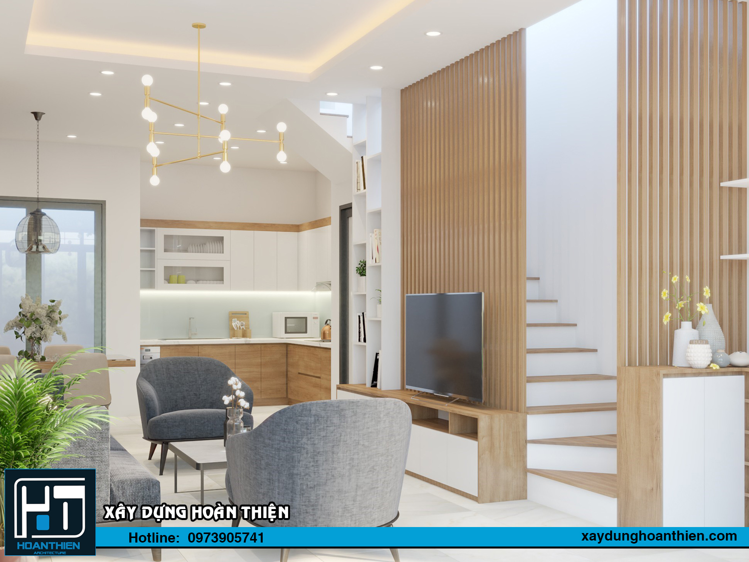 Mẫu thiết kế biệt thự tân cổ điển 3 tầng diện tích 9,5x9m tại Vĩnh Bảo, Hải Phòng