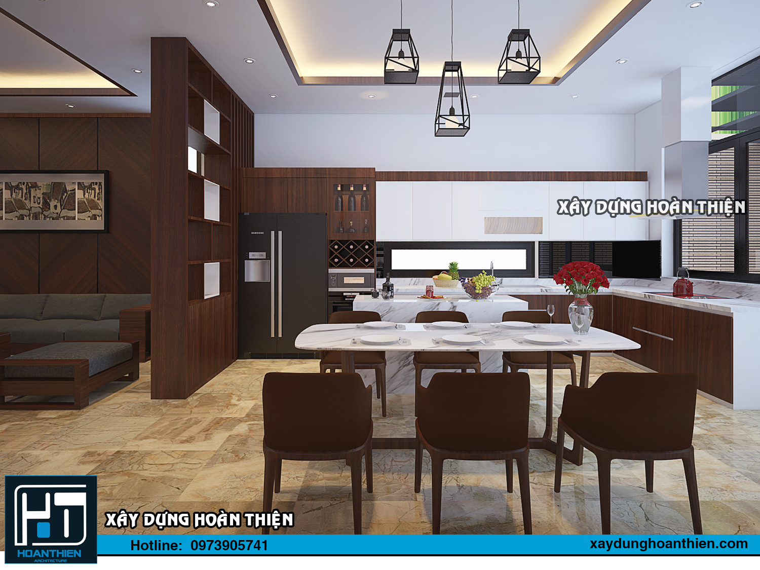 Thiết kế nhà ống 3 tầng hiện đại diện tích 5x20m tại Hải Phòng
