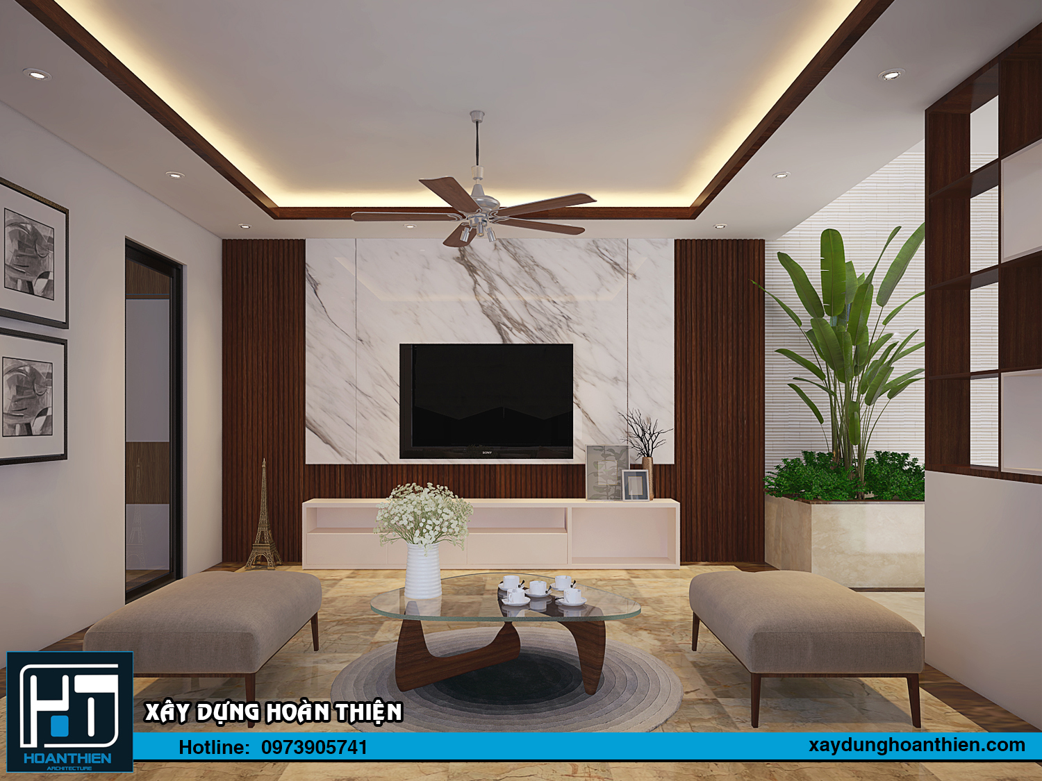 Thiết kế nhà ống 3 tầng hiện đại diện tích 5x20m tại Hải Phòng