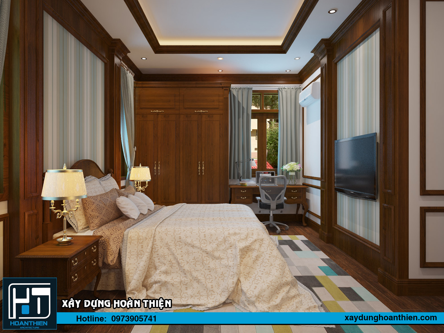 Nội thất nhà ống tân cổ điển 3 tầng