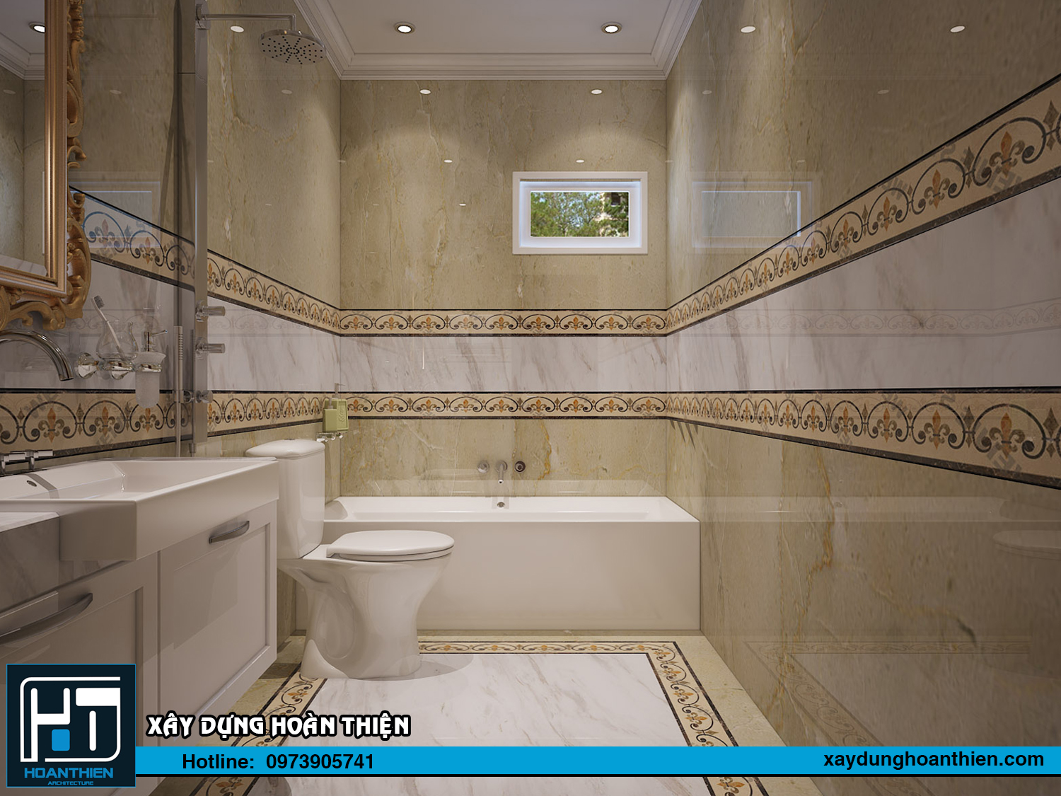 Nội thất nhà ống tân cổ điển 3 tầng
