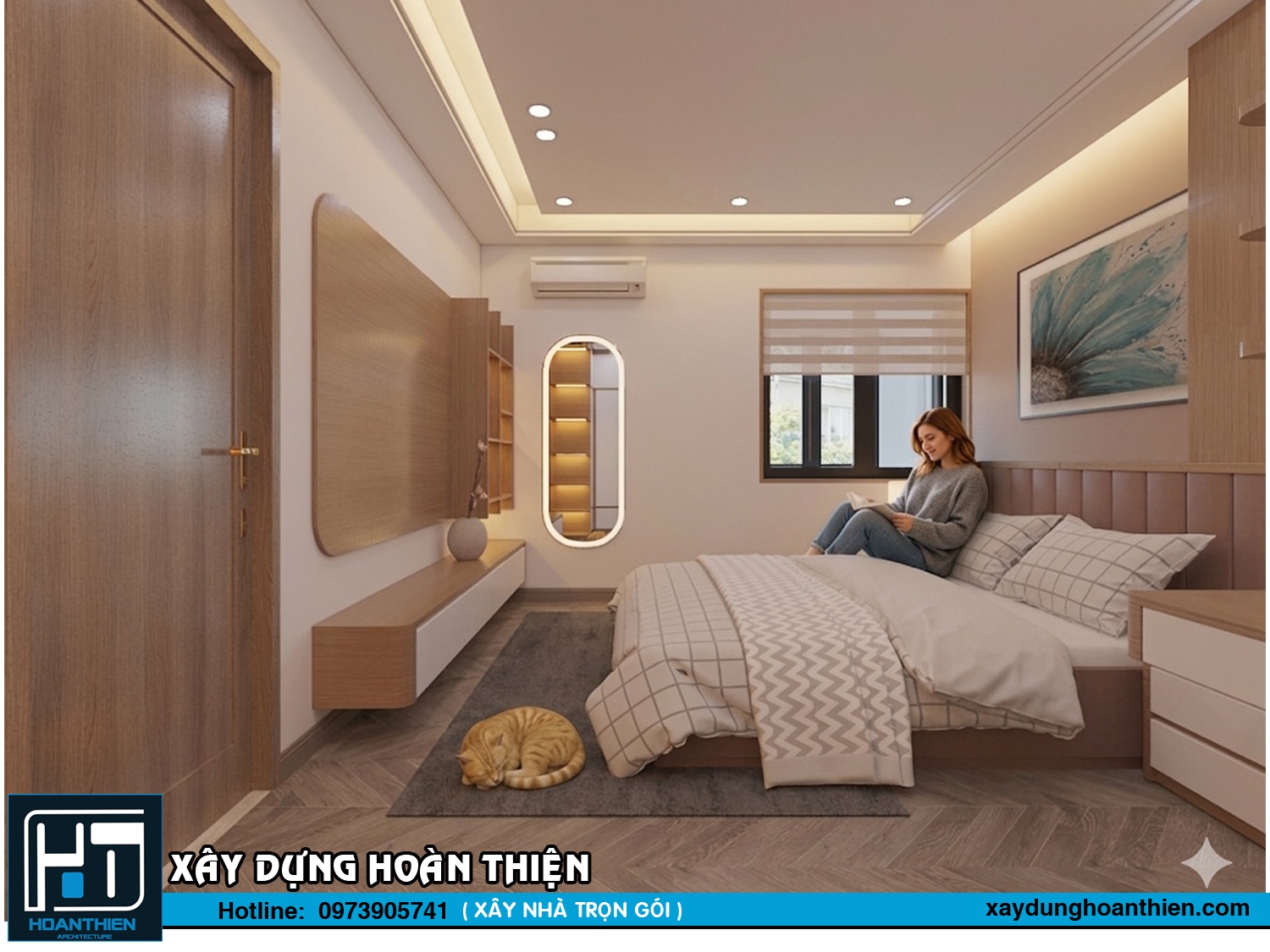 Mẫu nhà ống 5 tầng trên đất méo