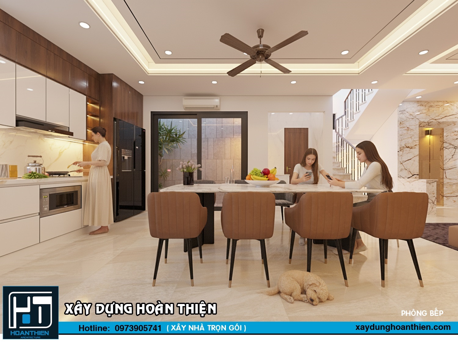 Mẫu nhà ống 5 tầng trên đất méo