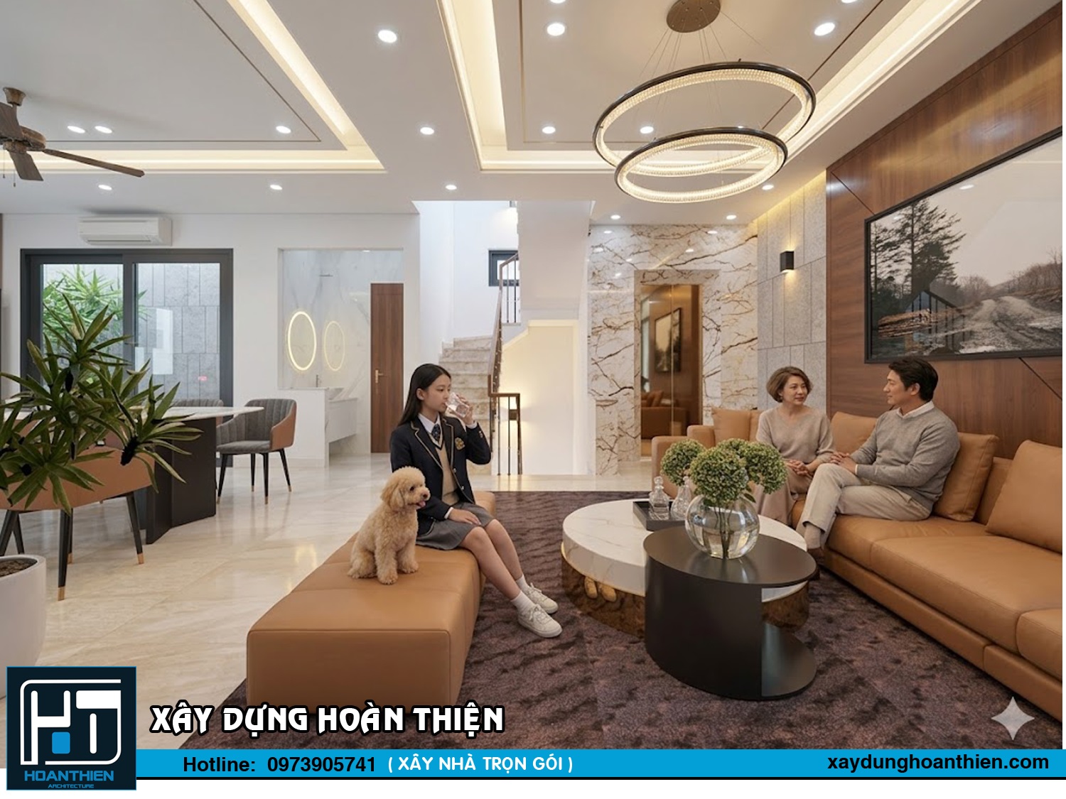 Mẫu nhà ống 5 tầng trên đất méo