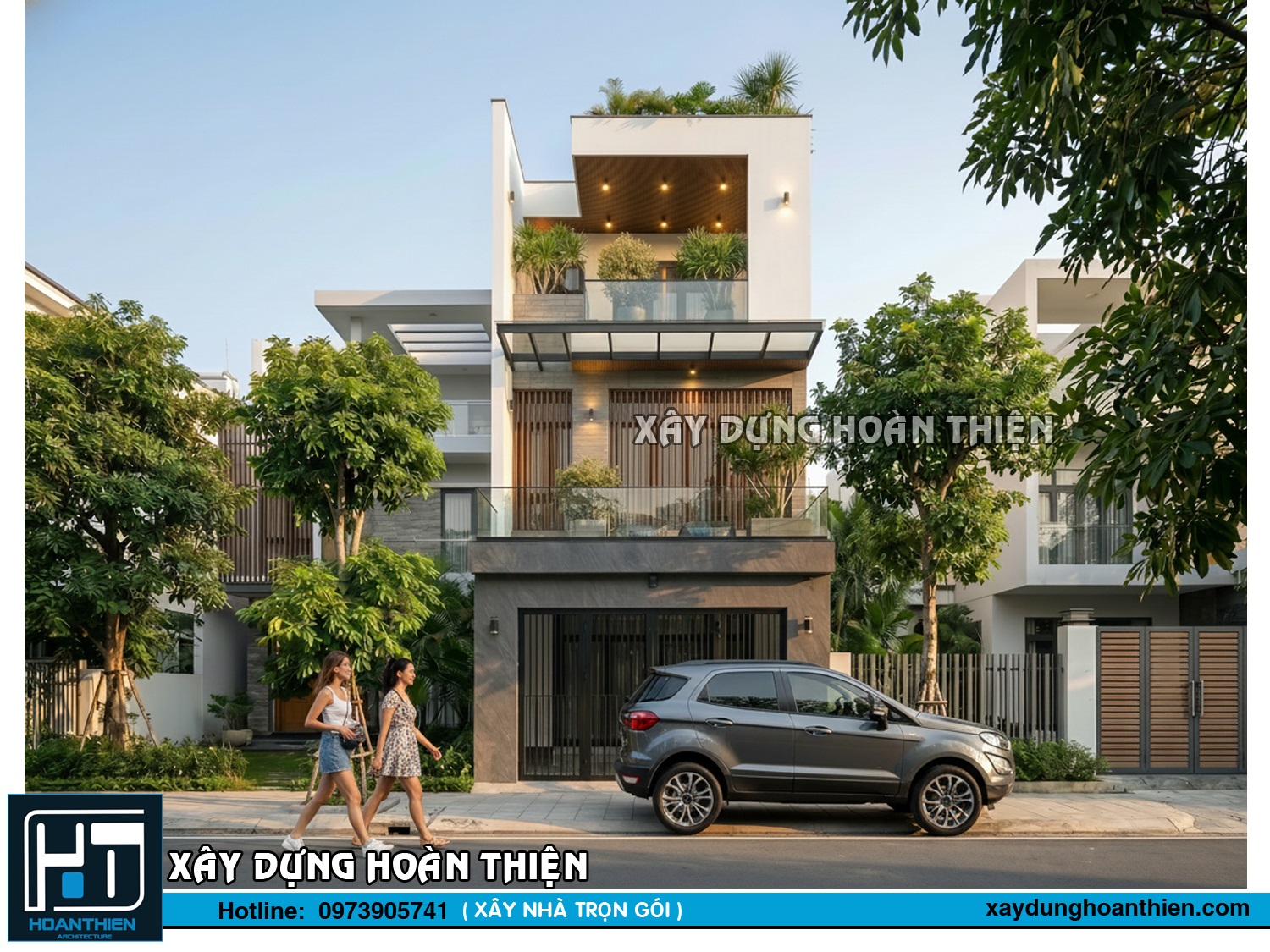 Thiết kế nhà ống 3 tầng hiện đại, tối ưu không gian sống Thiết kế nhà ống 3 tầng hiện đại, tối ưu không gian sống