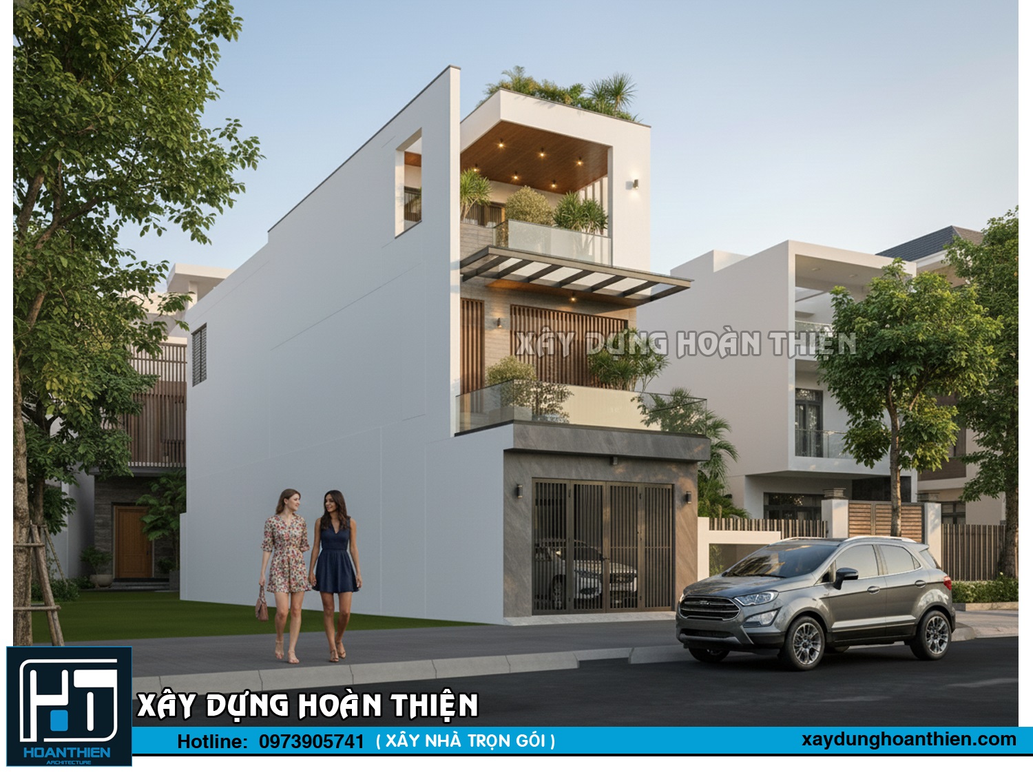 Thiết kế nhà ống 3 tầng hiện đại, tối ưu không gian sống Thiết kế nhà ống 3 tầng hiện đại, tối ưu không gian sống
