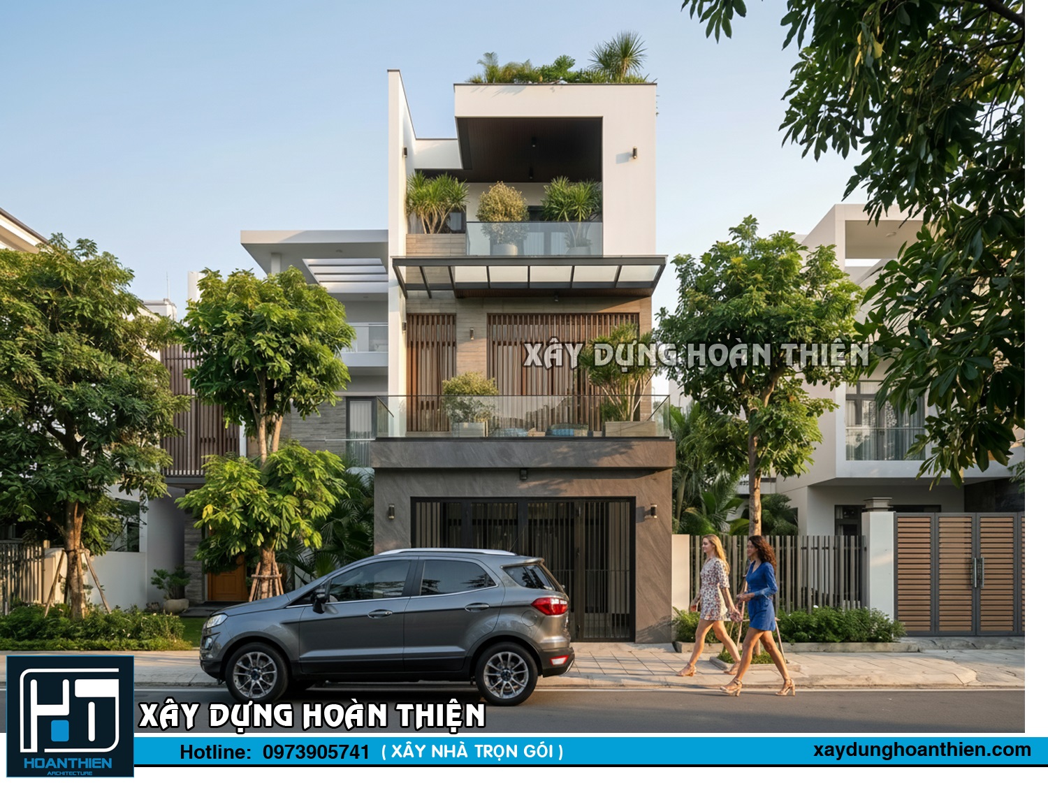 Thiết kế nhà ống 3 tầng hiện đại, tối ưu không gian sống Thiết kế nhà ống 3 tầng hiện đại, tối ưu không gian sống