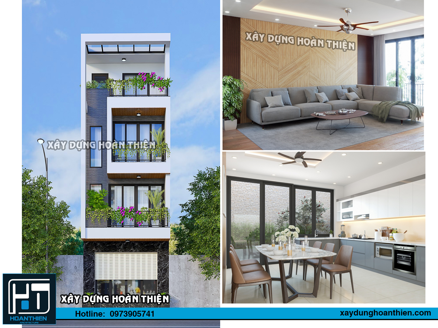 Mẫu thiết kế nhà ống hiện đại  2023 diện tích 5x20 tại Hải Phòng