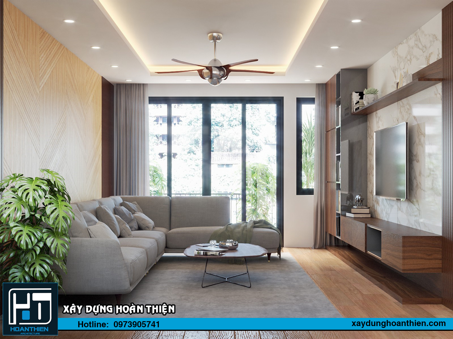 Mẫu thiết kế nhà ống hiện đại  2023 diện tích 5x20 tại Hải Phòng