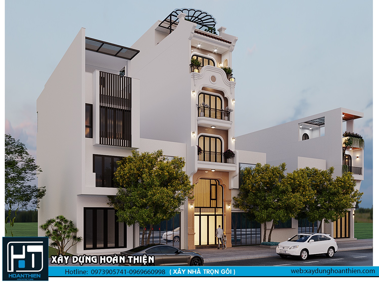 Thiết kế nhà ống phong cách indochine tại Hải Phòng Thiết kế nhà ống phong cách indochine tại Hải Phòng
