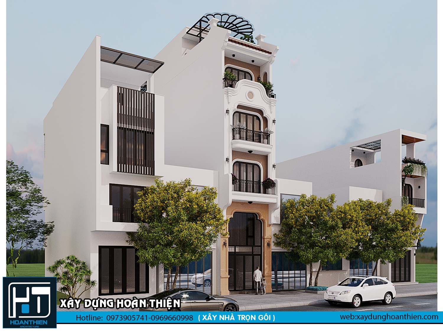 Thiết kế nhà ống phong cách indochine tại Hải Phòng Thiết kế nhà ống phong cách indochine tại Hải Phòng