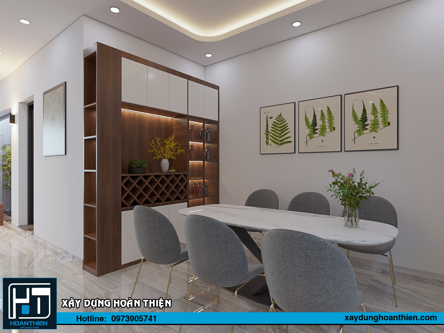 mẫu nhà ống 3 tầng tân cổ điển nở hậu