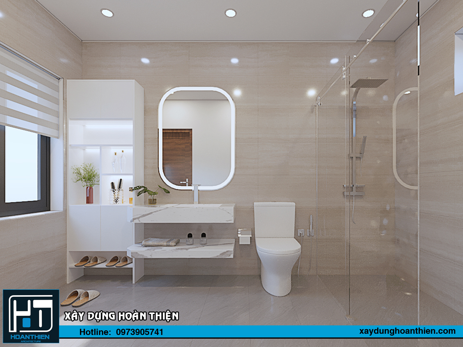 mẫu nhà ống 3 tầng tân cổ điển nở hậu