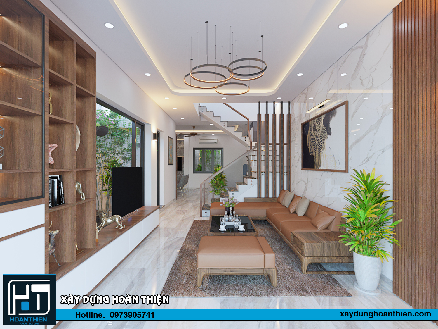 mẫu nhà ống 3 tầng tân cổ điển nở hậu