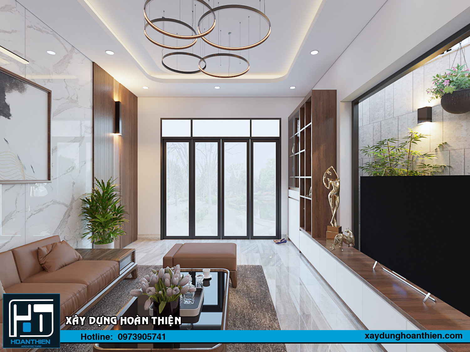 mẫu nhà ống 3 tầng tân cổ điển nở hậu