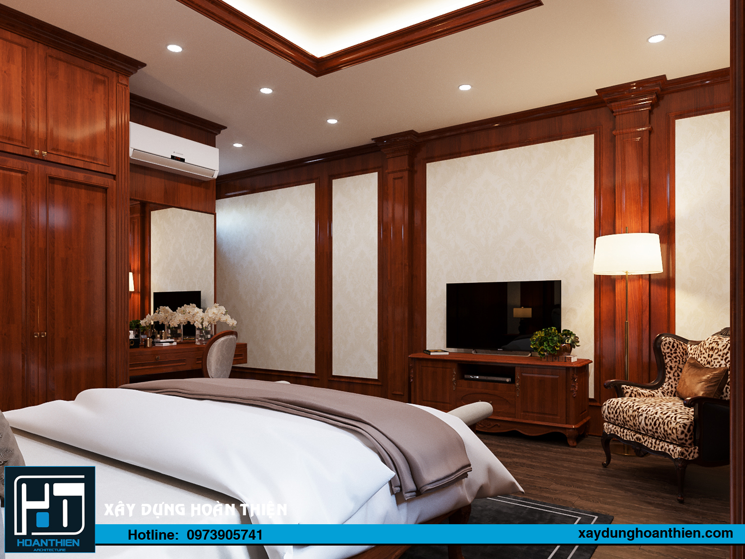 nội thất nhà phố 3 tầng tân cổ điển