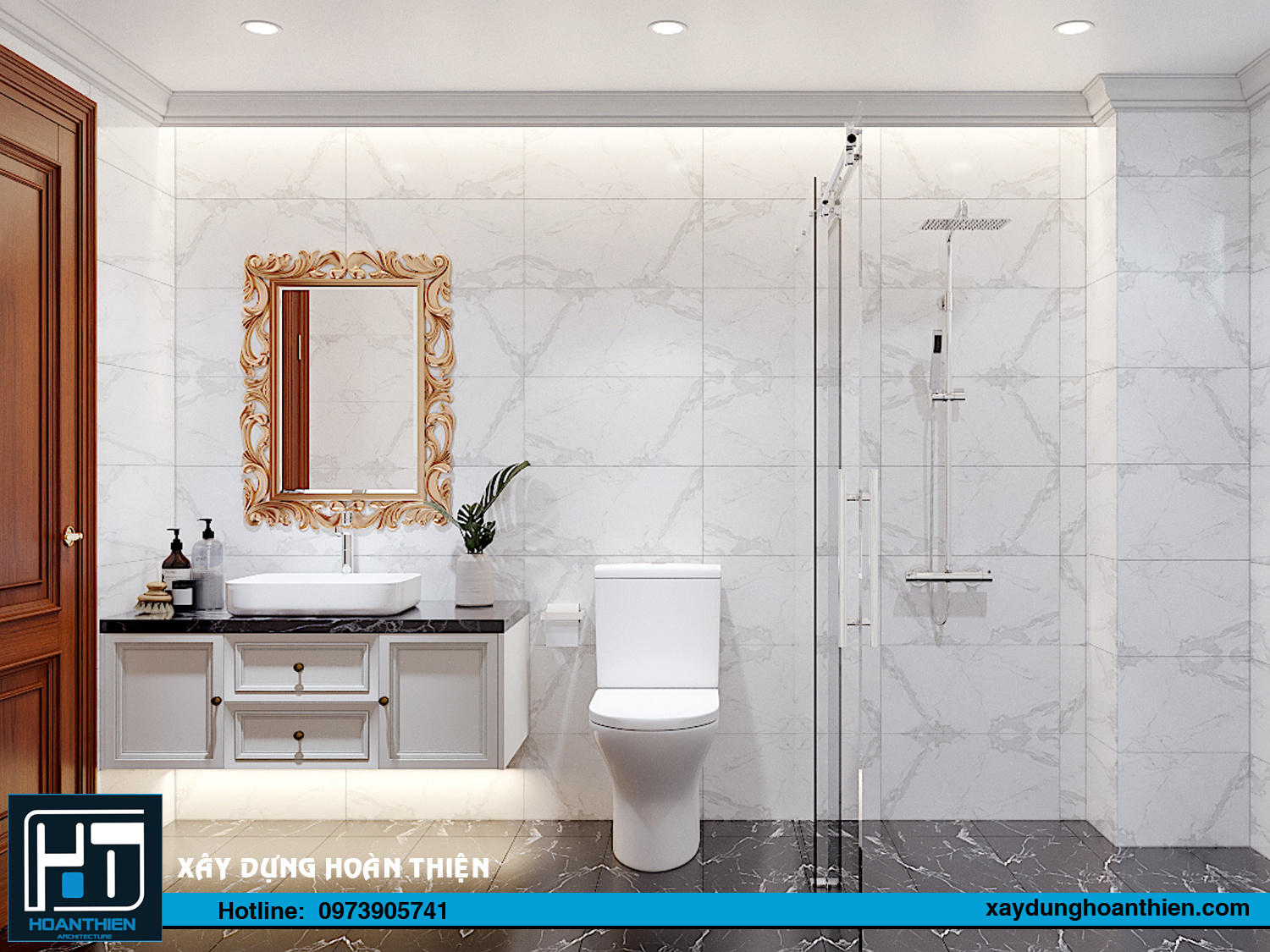 nội thất nhà phố 3 tầng tân cổ điển