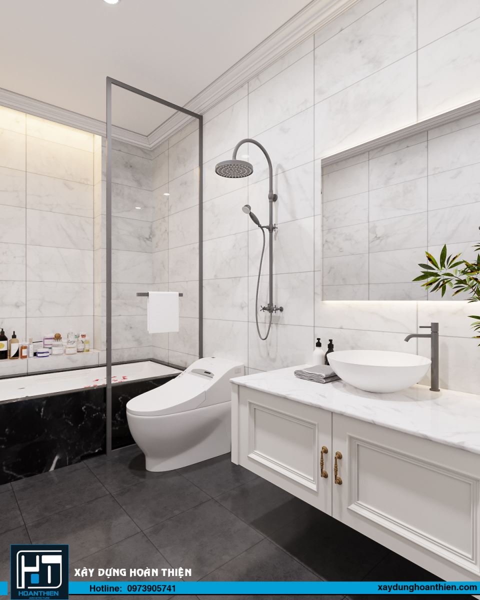 nội thất nhà phố 3 tầng tân cổ điển