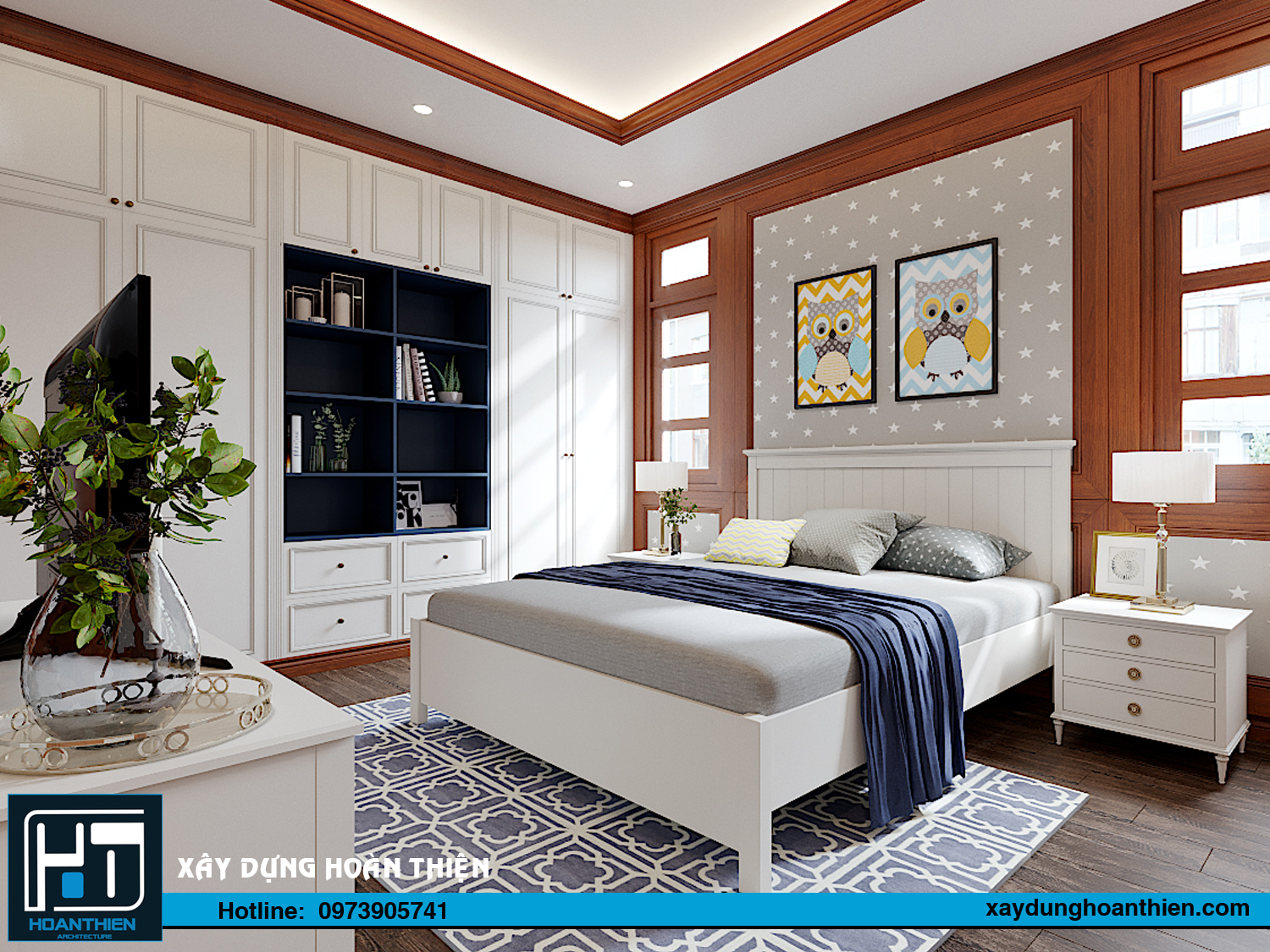 nội thất nhà phố 3 tầng tân cổ điển