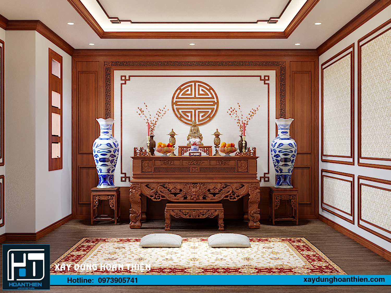 nội thất nhà phố 3 tầng tân cổ điển