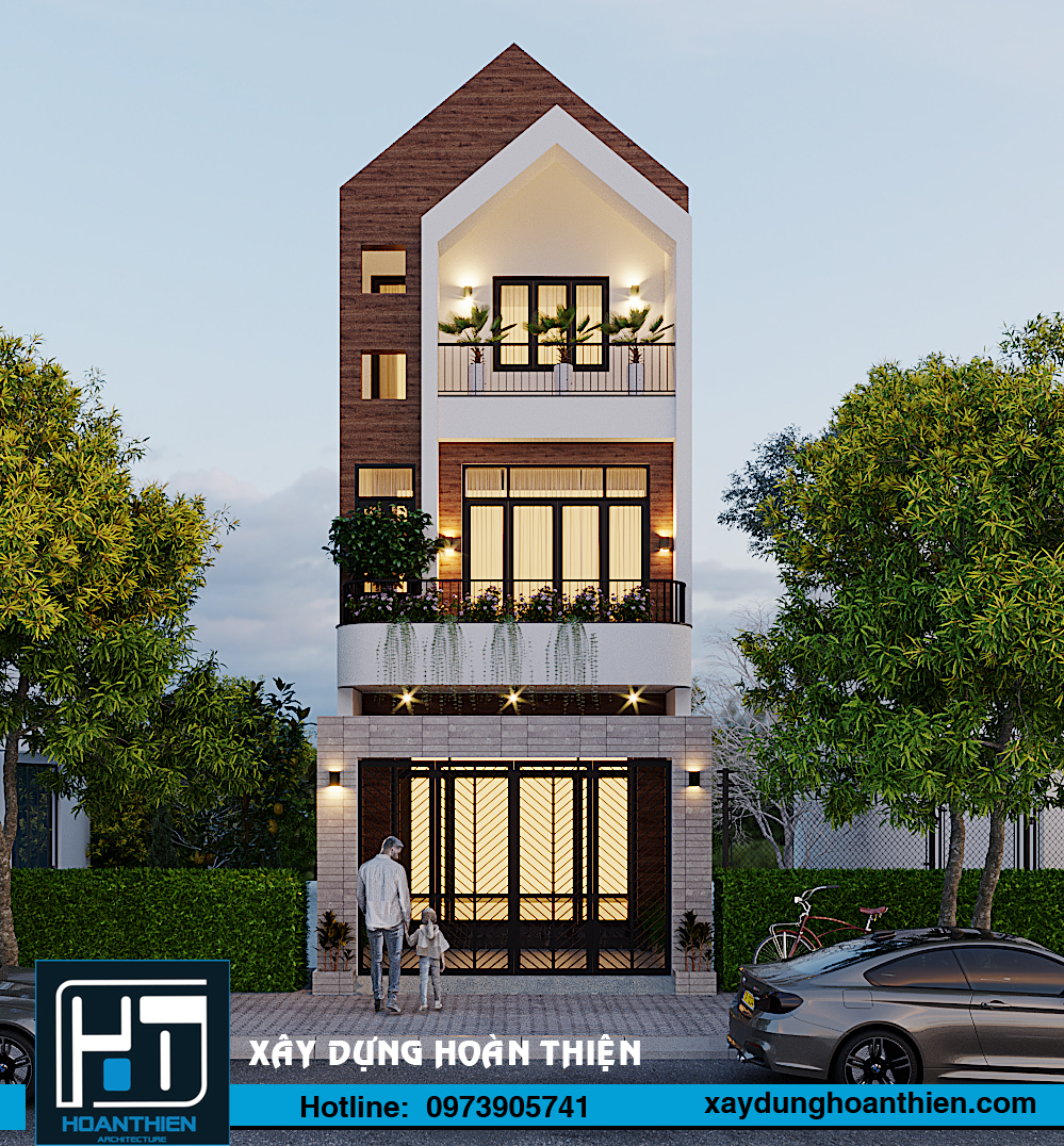 nhà phố hiện đại 3 tầng