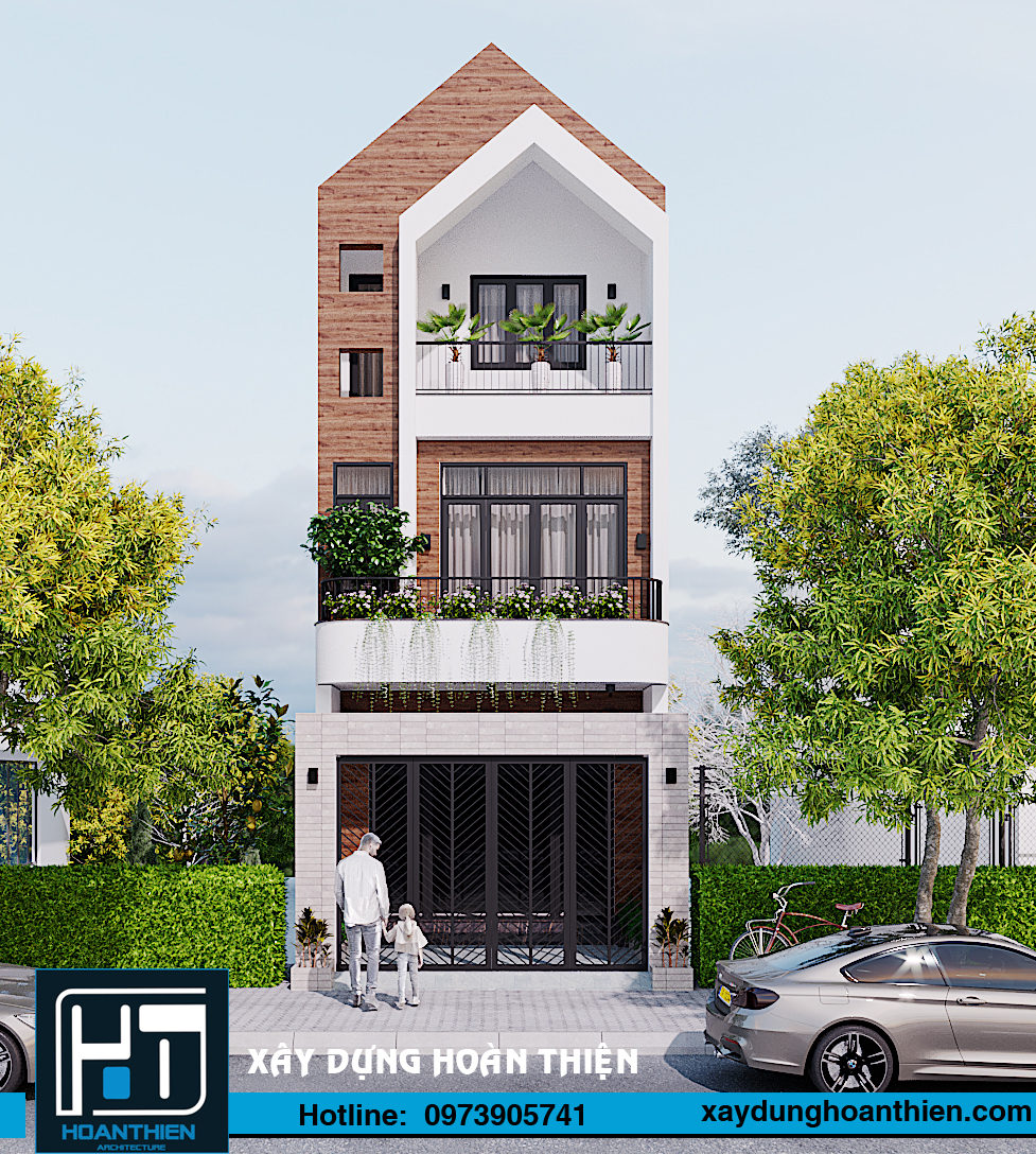 nhà phố hiện đại 3 tầng