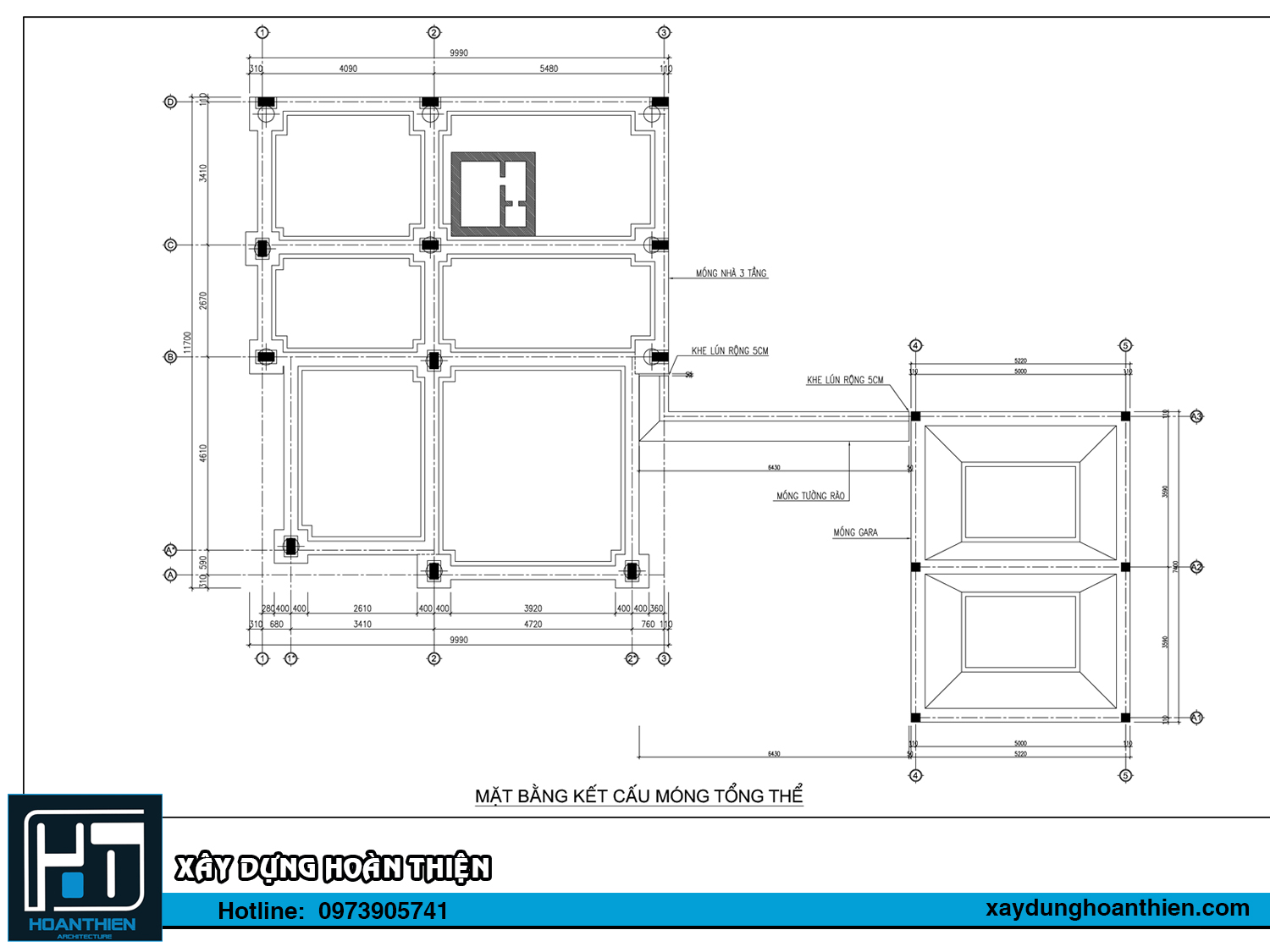 Xây nhà trọn gói biệt thự hiện đại 3 tầng tại hải phòng